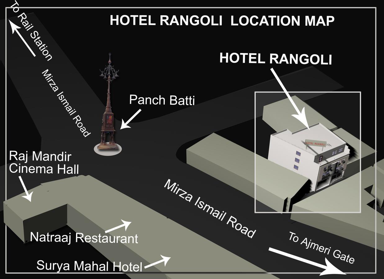 Hotel Rangoli Jaipur Exteriör bild